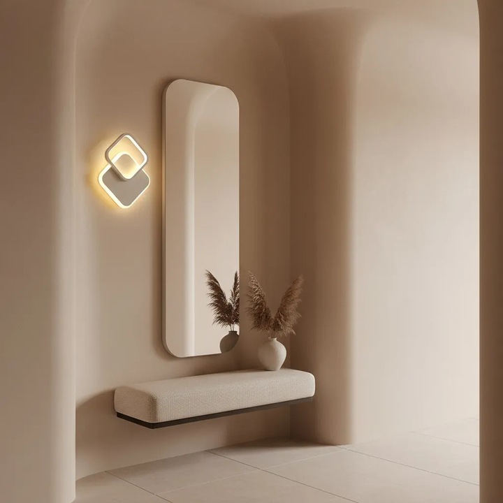 Аплик Toolight, LHJ080-W, бял