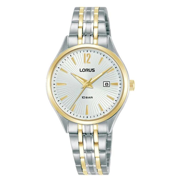 Ceas dama Lorus RJ202CX9, bratara metalica, mecanism Seiko, argintie, 30x10mm, waterproof 100m