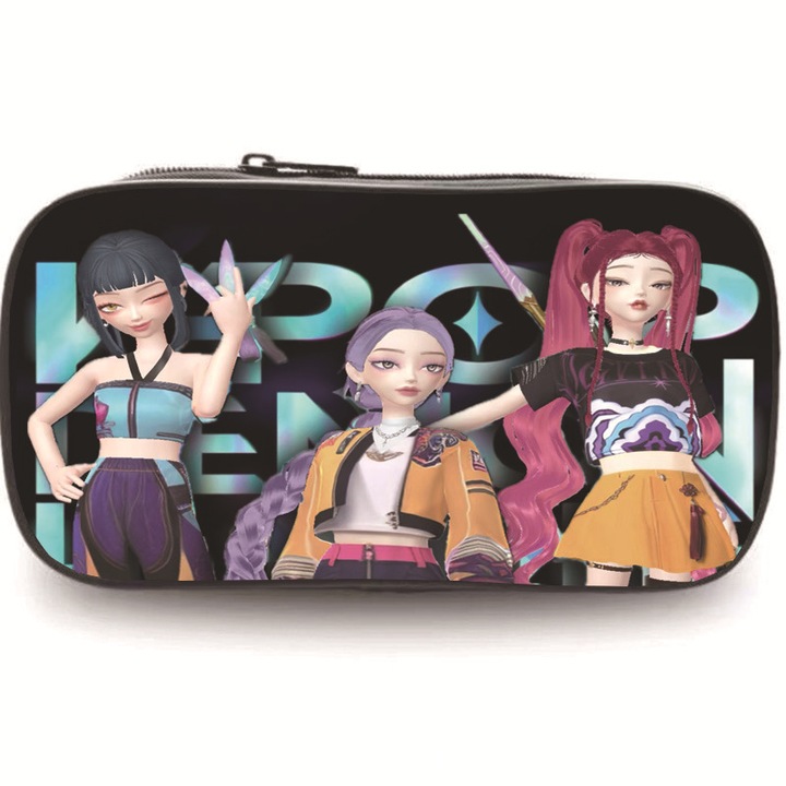 Penar Demon Hunter, imprimeu desen animat, capacitate mare, cu maner dublu, H24