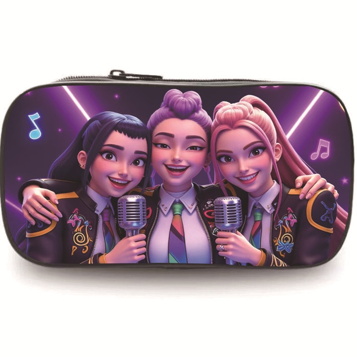 Penar Demon Hunter, capacitate mare, design cu personaje de desene animate, 32cm