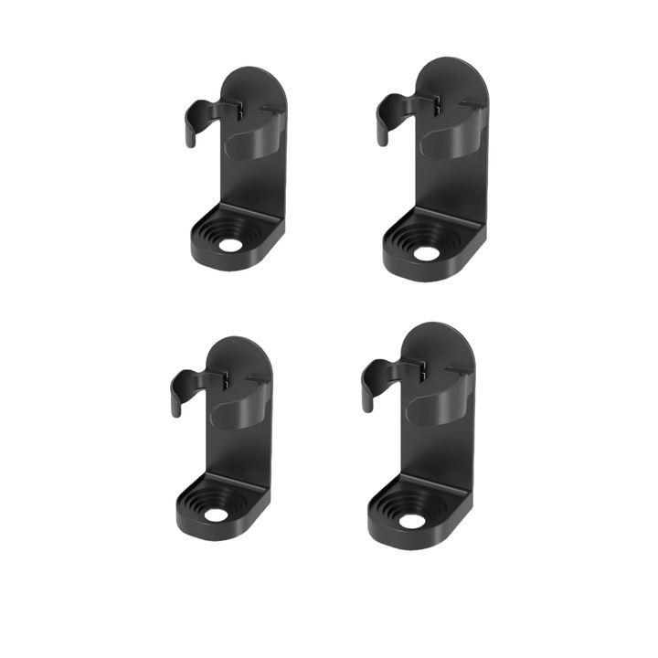 Set 4 suporturi periuta electrica Lunniquee universal negru