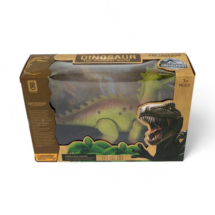 Детска интерактивна играчка, динозавър, Cretaceous Series, реалистична текстура, пластмаса, подходяща за деца над 3 години