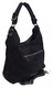 Geanta de dama, Vera Pelle, din piele naturala, neagra, dimensiuni 26x41x11cm, cu curea reglabila