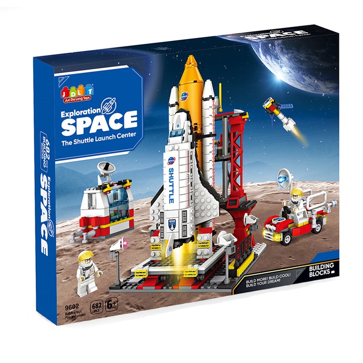 Constructor Navetă Spațială, 682 piese, 2 figurine