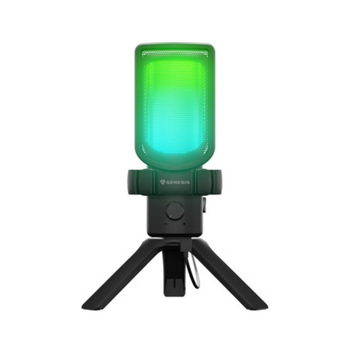Mikrofon Genesis Microphone Radium 250, USB, Állvány, Fekete, NGM-2352