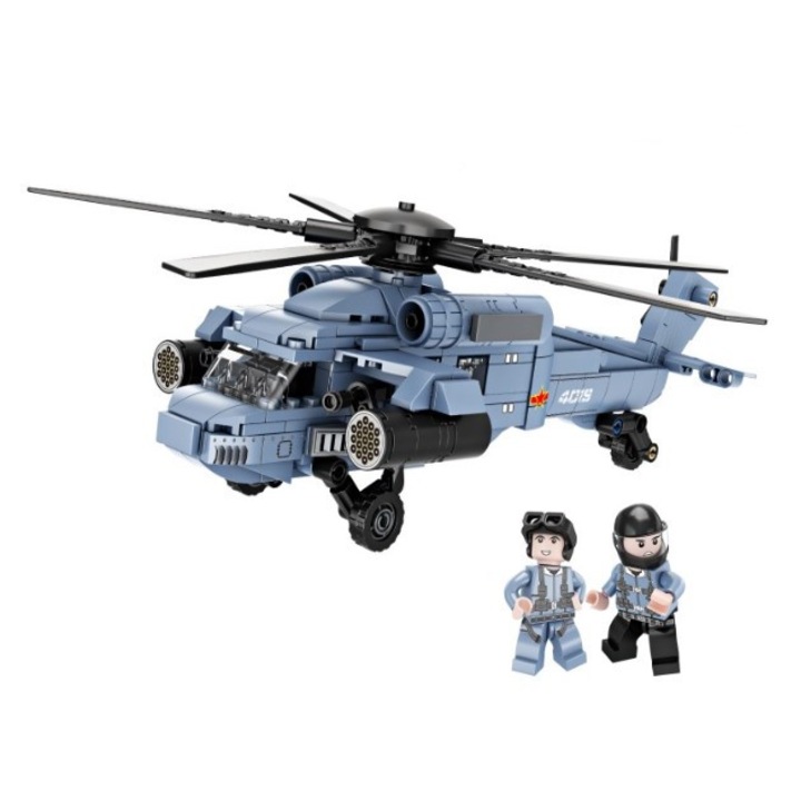 Elicopter militar de construcție, 366 de elemente, Gri-albastru