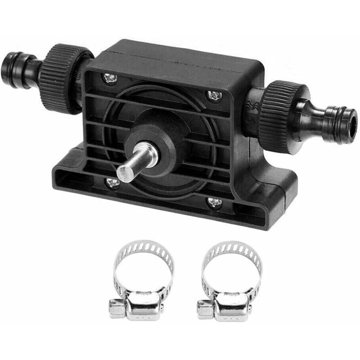 Pompa electrica de apa/ulei, pentru burghiu, auto-primare, utilizare in acvarii, fantani, gradina, dimensiuni compacte