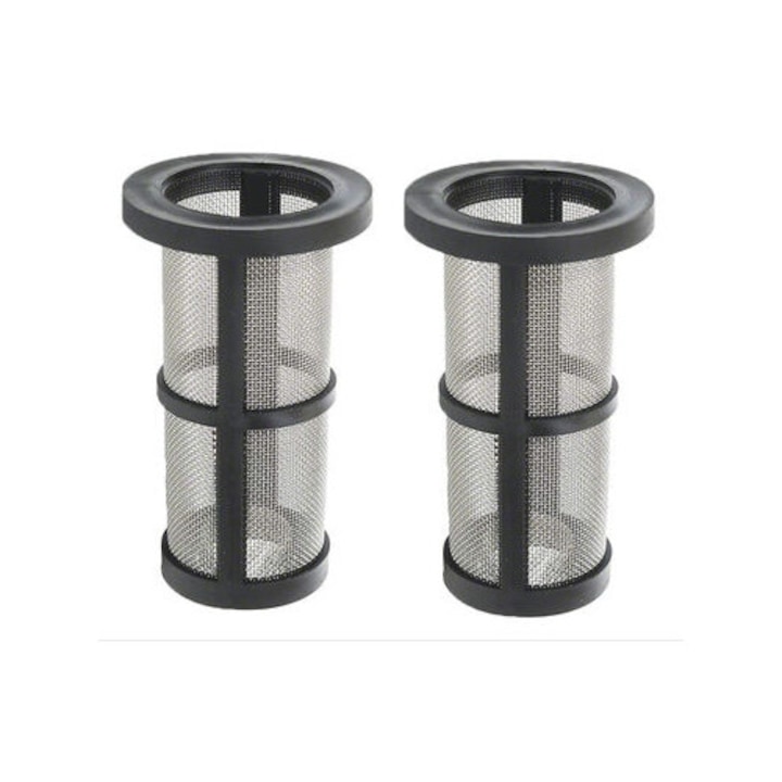 Комплект от 2 резервни филтъра за почистване на басейн, неръждаема стомана / ABS, 2.7x7см