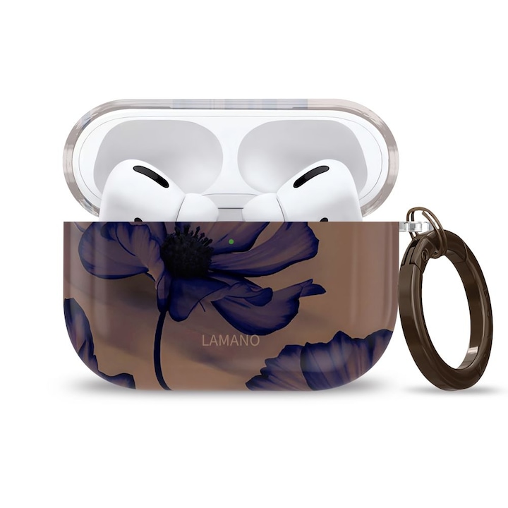 Carcasa Tech-Protect Lamano Velvet Night compatibila cu Apple AirPods Pro 3, Graphics
