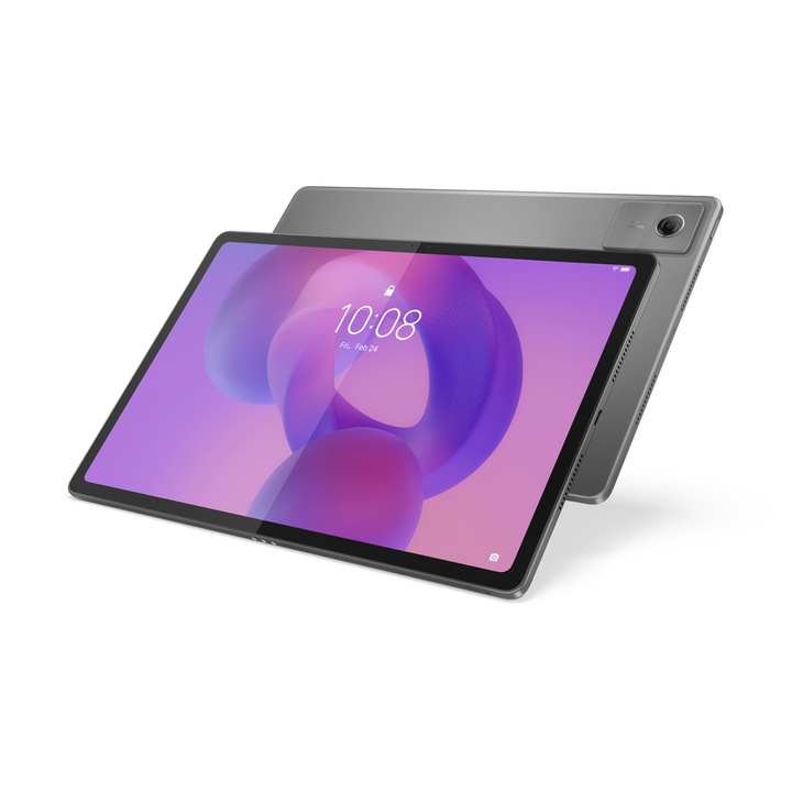 Tableta Lenovo Idea Tab Plus TB361FU, Procesor MediaTek Dimensity 6400 Octa-Core, Ecran IPS 2.5K 12.1", 8GB RAM, 128GB Flash, 13MP, Wi-Fi, Bluetooth, Android 15 + Lenovo Tab Pen Gri