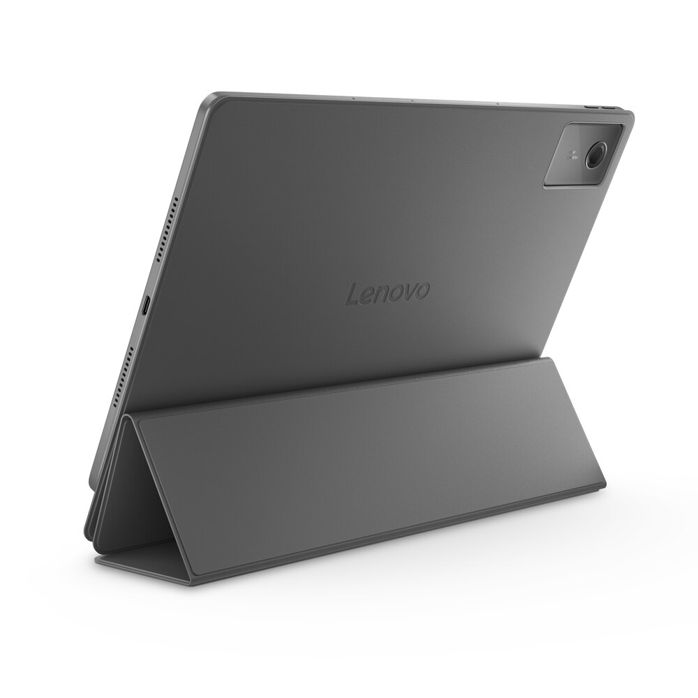 Tableta Lenovo Idea Tab Plus TB361FU, Procesor MediaTek Dimensity 6400 Octa-Core, Ecran IPS Paper-like Anti-Glare 2.5K 12.1", 12GB RAM, 256GB Flash, 13MP, Wi-Fi, Bluetooth, Android 15 + Lenovo Tab Pen si Lenovo Folio Keyboard Gri