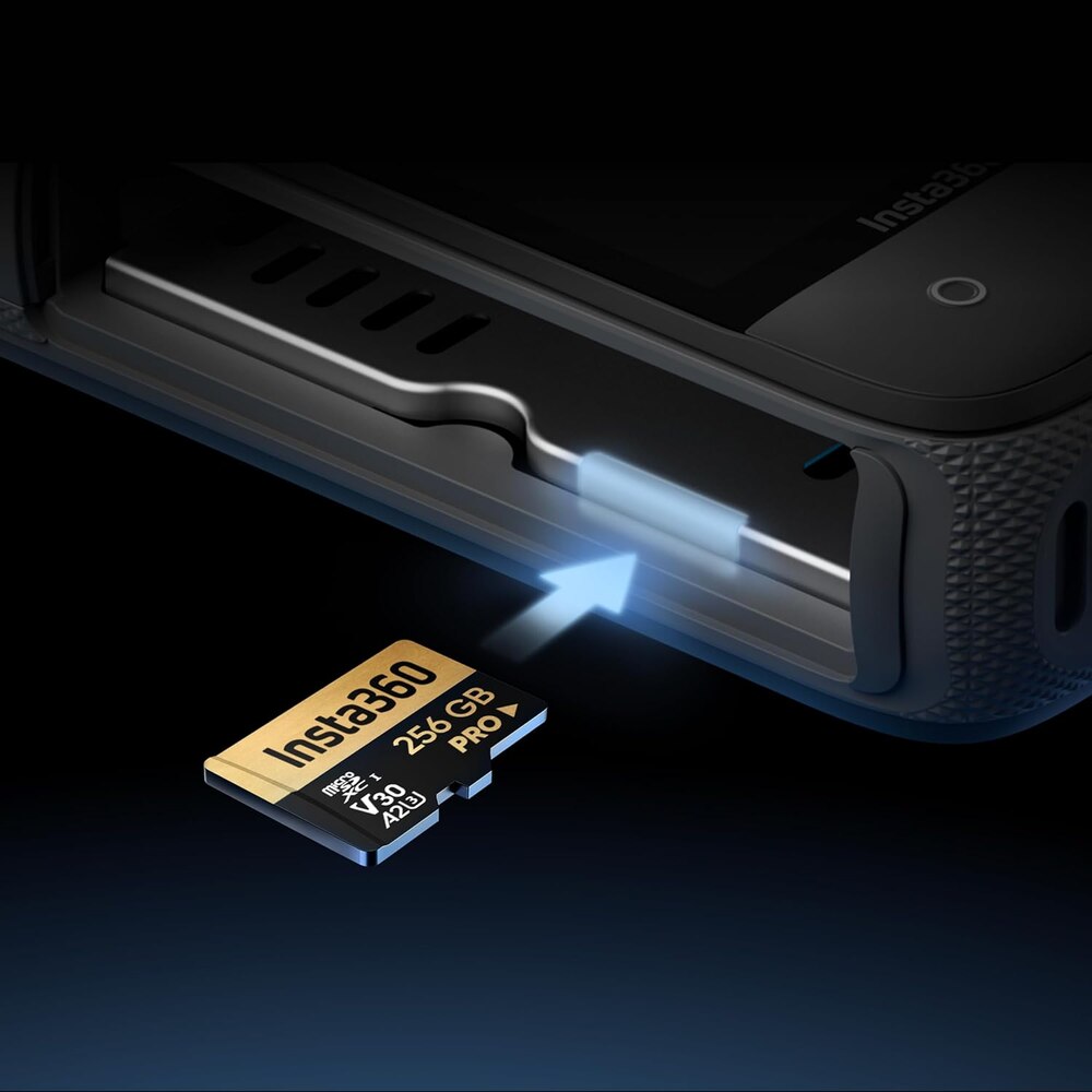 Card memorie Insta360 CINSBAVL, 256GB, microSDXC, A2, V30, UHS-I