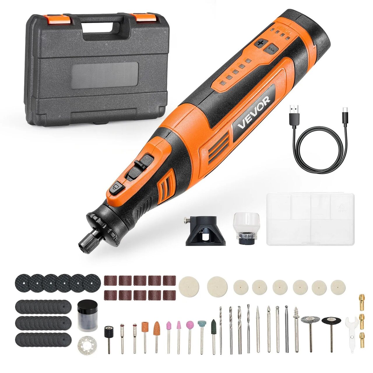 SHAPE BEAT  ｃｏｒｅ5000 Biax cu acumulator 2500mAh, 5 viteze 5000-30000 rpm, 136 accesorii