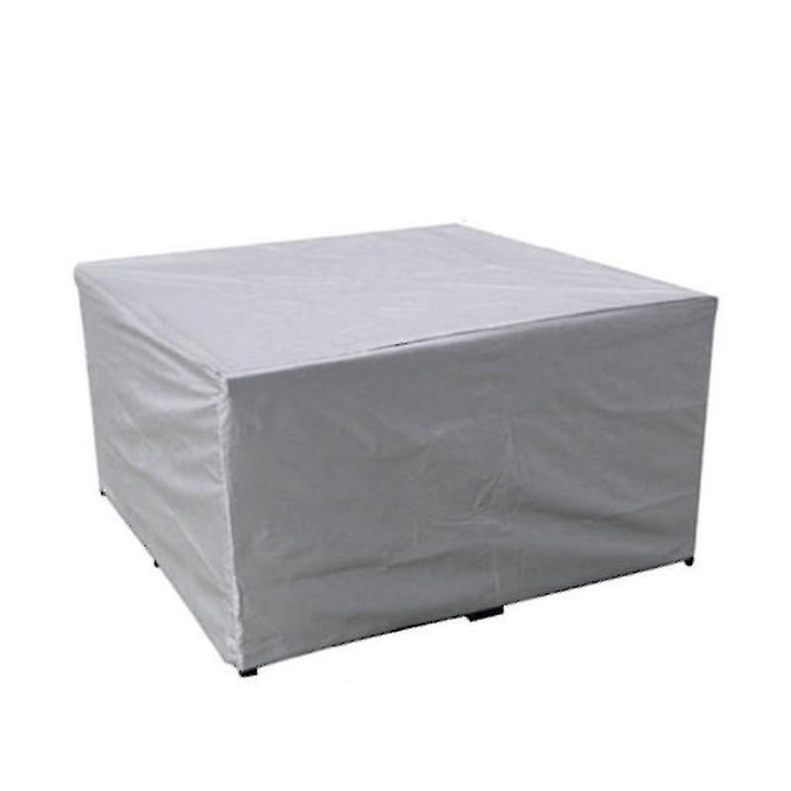 Husa impermeabila pentru mobilier de terasa, husa de exterior pentru masa si scaune de gradina din ratan
