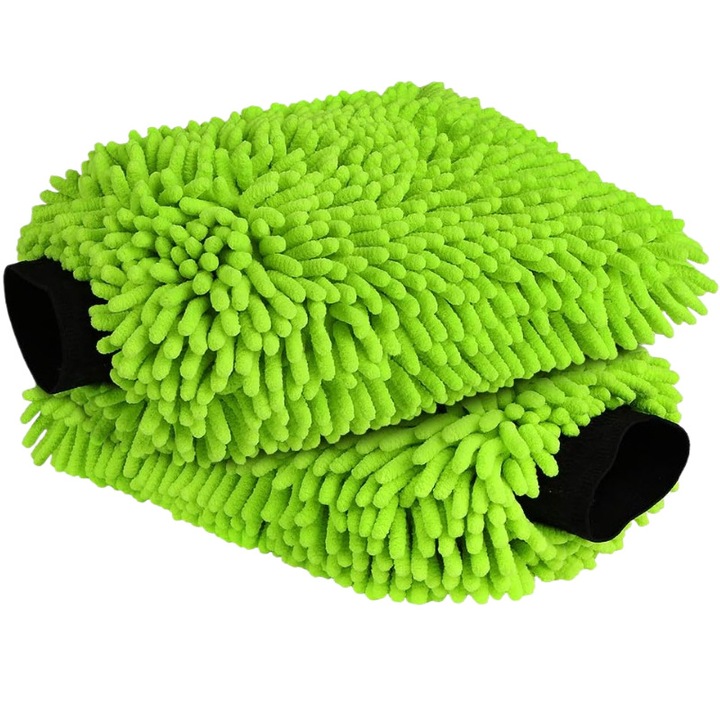 Manusi de spalare auto, fabricate din microfibra, rezistente la zgarieturi si fara scame, manusi de spalare auto din microfibra chenille de inalta calitate