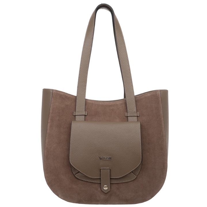 Vezze női táska, velúr, több rekesszel, változatos méretek