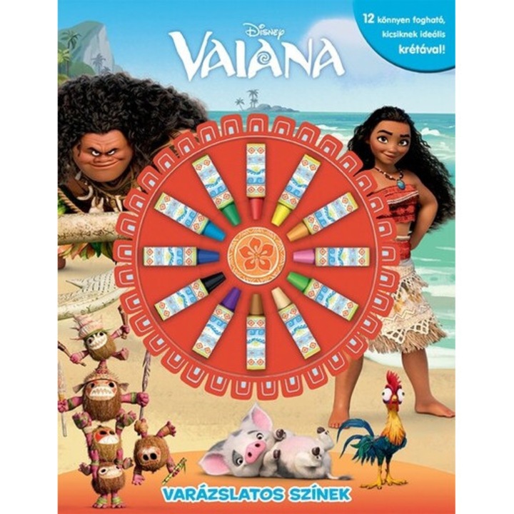 Kolibri Kiadó; Varázslatos színek: Vaiana