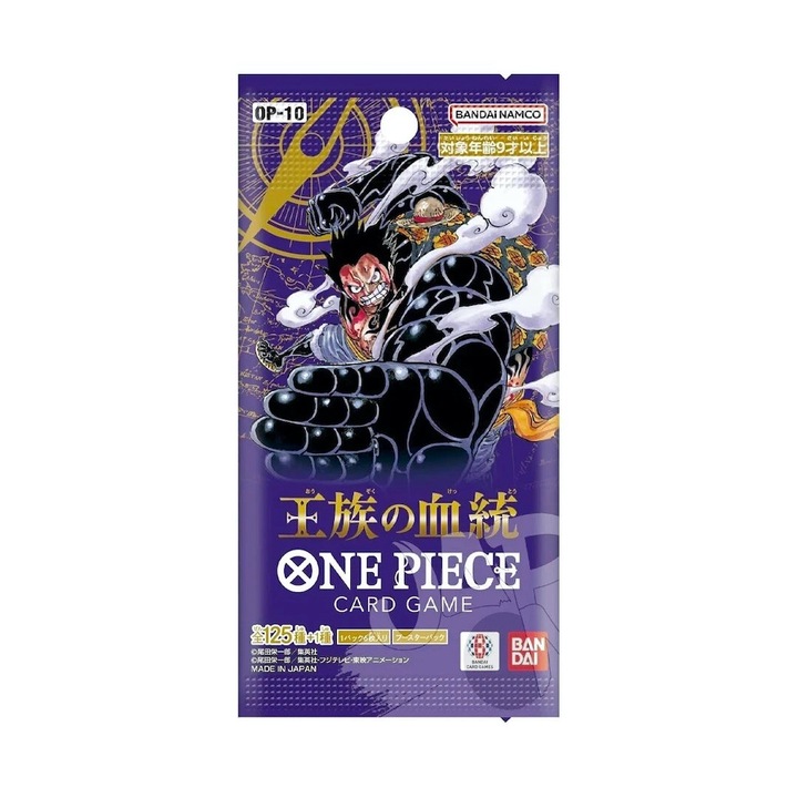 One Piece OP-10 Japán Royal Bloodline Manga Kártya Csomag (5db Japán One Piece Manga Kártya)