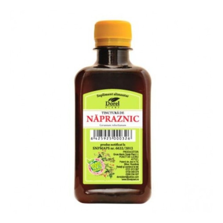 Tinctura de Napraznic Dorel Plant 500ml, extract 100% natural, lichid, sprijină sistemul imunitar