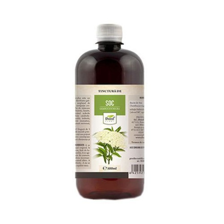 Tinctură de soc, Dorel Plant, 500ml, extract hidroalcoolic, sprijin imunitar, antioxidant