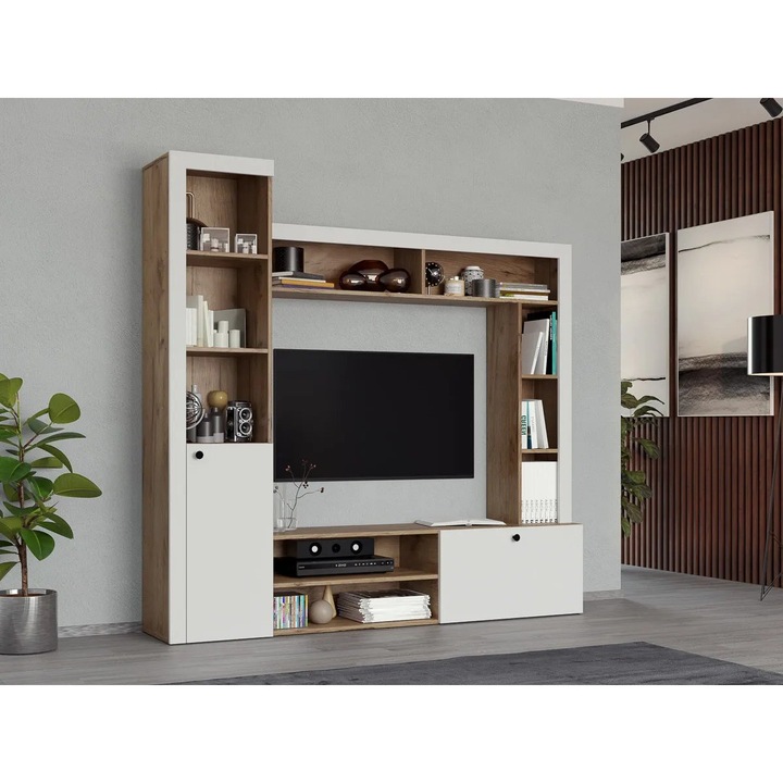 Set Mobila Living Cleo, L 180 x A 36 x H 180 cm