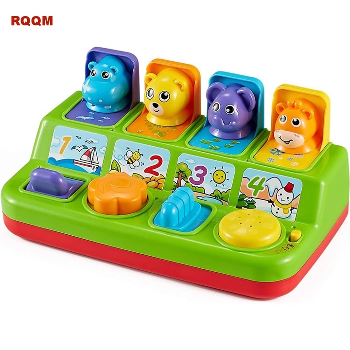 Szenzoros játék hangokkal – 1 éves kortól, fejleszti a hallást, látást és tapintást, többszínű