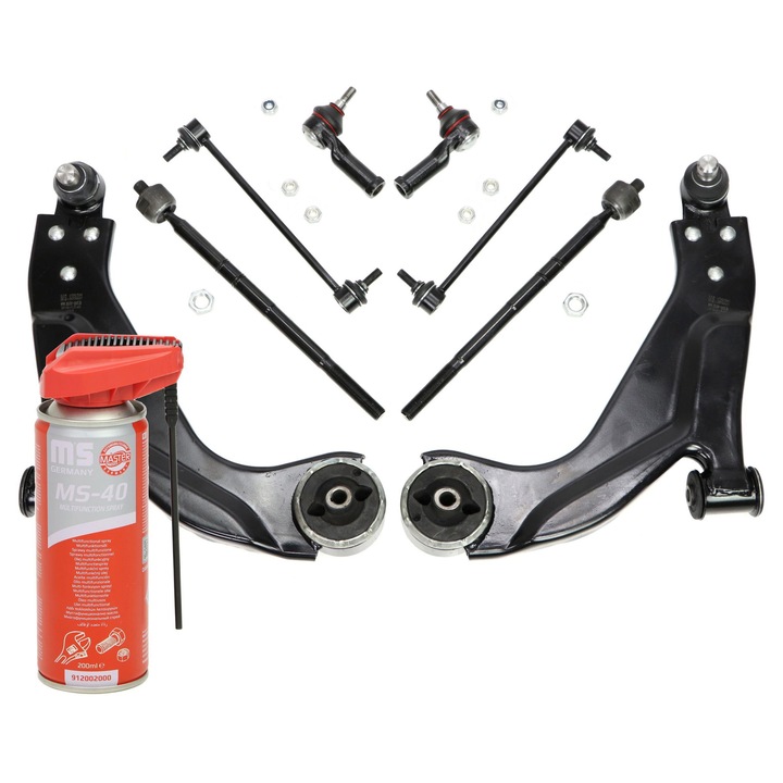 Master-Sport lengőkar készlet, első tengely, 5 darab, kopásálló, 14,41 kg