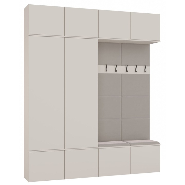 Dulap, Topeshop, Bej, 238cm