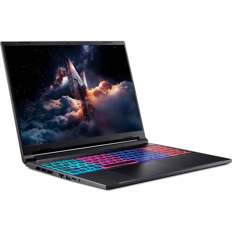 Laptop Acer Gaming 16'' Nitro V 16S ANV16S-71, WQXGA IPS 180Hz, Procesor Intel® Core™ 7 240H (24M Cache, up to 5.20 GHz), 32GB DDR5, 1TB SSD, GeForce RTX 5070 8GB, No OS, Obsidian Black