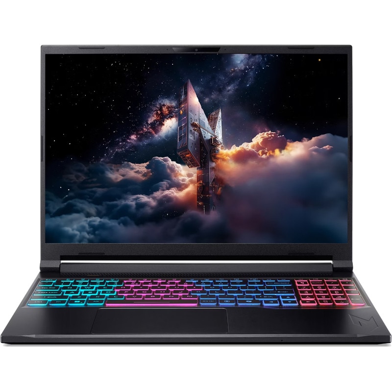 Laptop Acer Gaming 16'' Nitro V 16S ANV16S-71, WQXGA IPS 180Hz, Procesor Intel® Core™ 7 240H (24M Cache, up to 5.20 GHz), 32GB DDR5, 1TB SSD, GeForce RTX 5070 8GB, No OS, Obsidian Black
