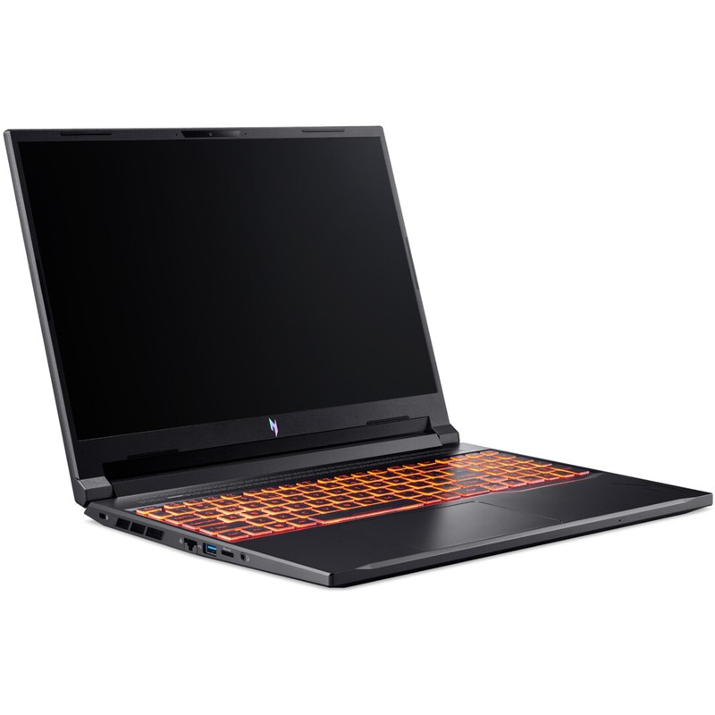 Laptop Acer Gaming 16'' Nitro V16 ANV16-61, WUXGA IPS 180Hz, Procesor AMD Ryzen™ AI 5 340 (16M Cache, up to 4.80 GHz), 16GB DDR5, 1TB SSD, GeForce RTX 5060 8GB, No OS, Obsidian Black
