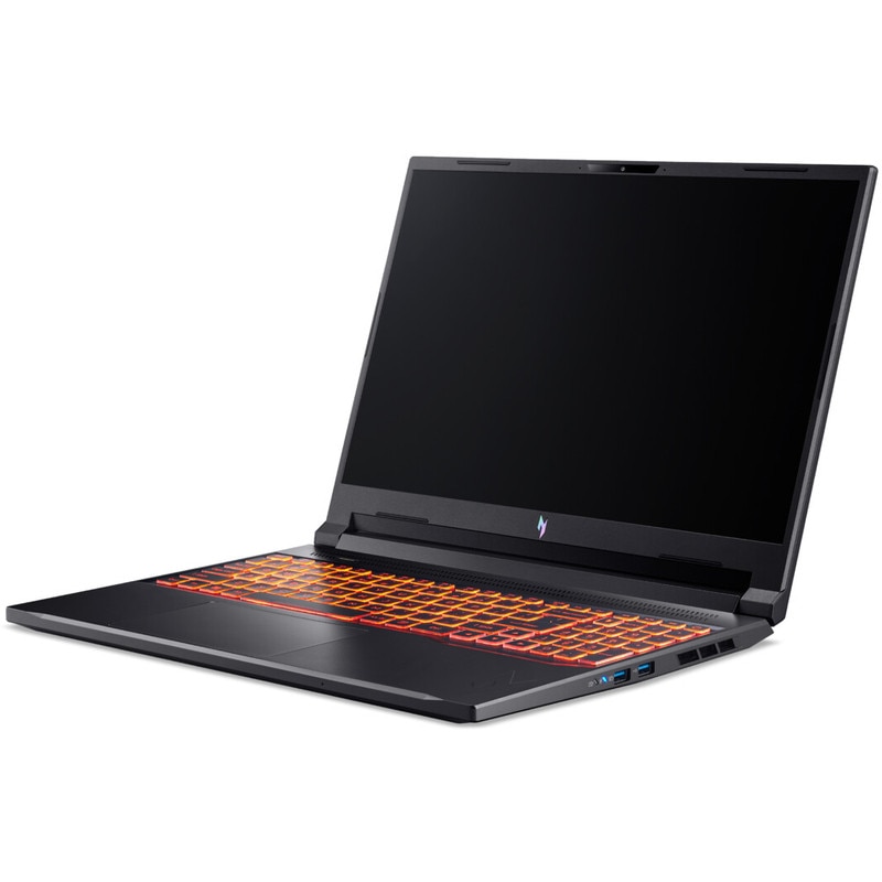 Laptop Acer Gaming 16'' Nitro V16 ANV16-61, WUXGA IPS 180Hz, Procesor AMD Ryzen™ AI 5 340 (16M Cache, up to 4.80 GHz), 16GB DDR5, 1TB SSD, GeForce RTX 5060 8GB, No OS, Obsidian Black