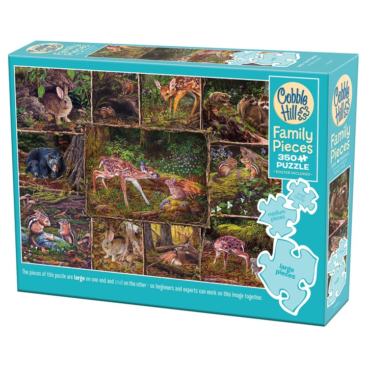 Cobble Hill 350 db-os Family puzzle - Into the Woods (47049)
