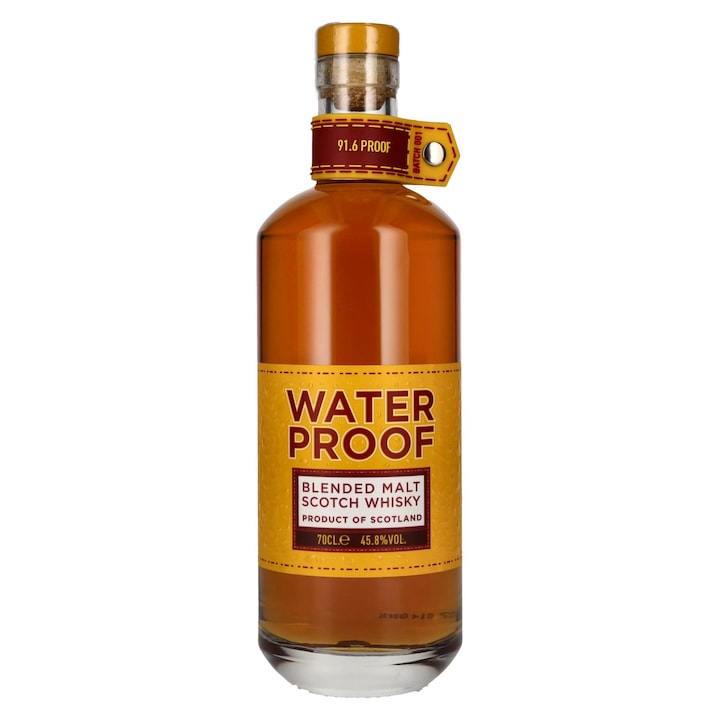 Whisky Waterproof Blended Malt Scotch, 45, 8% Vol., 0.7l