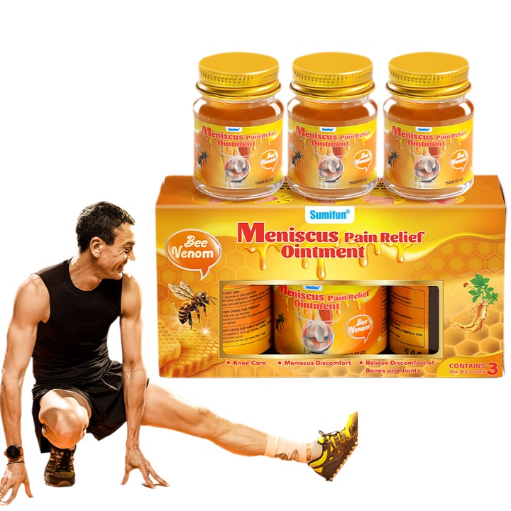 Set 3 x Unguent cu Venin de Albine, Sumifun, Calmarea Durerilor Articulare, 3 x 15g