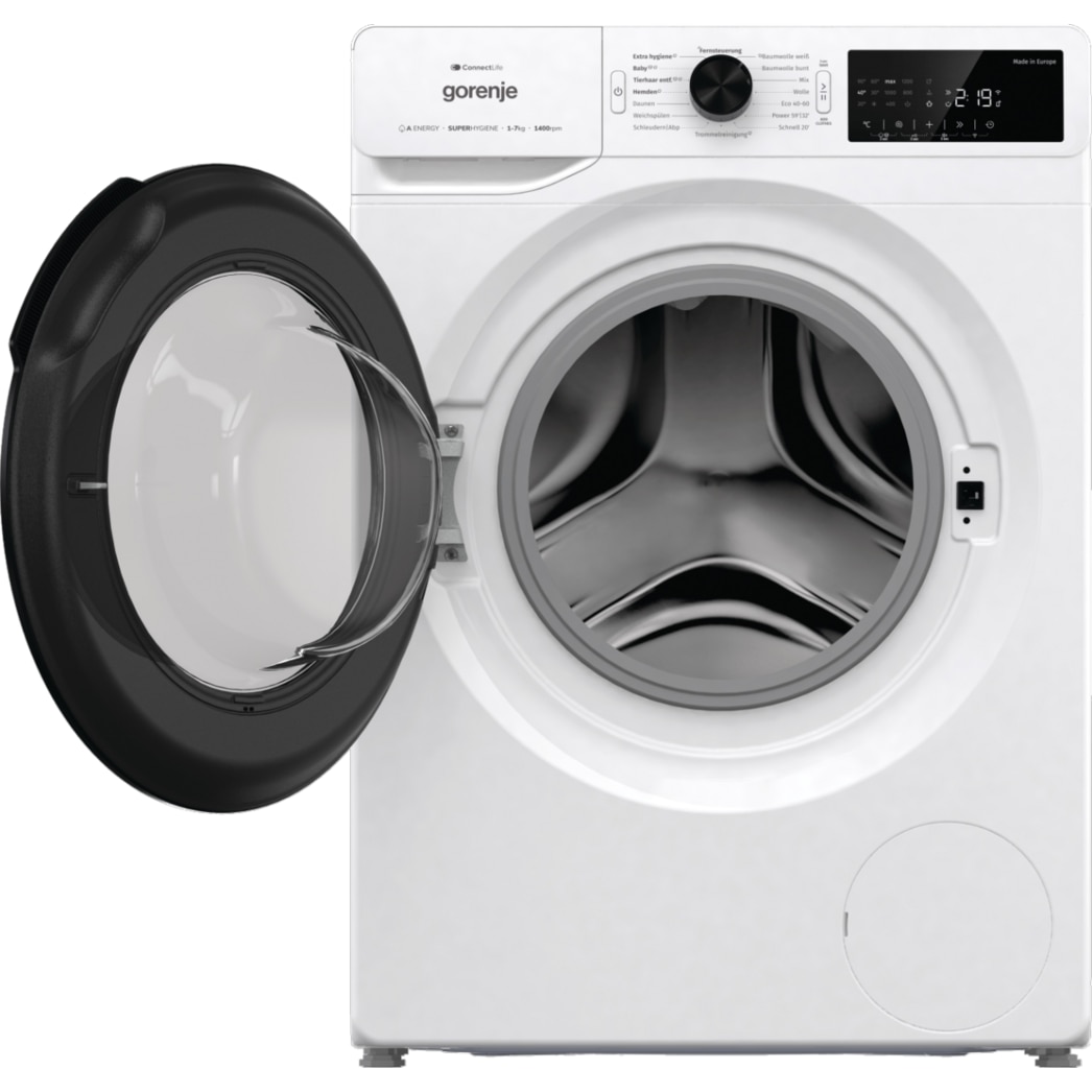 Masina de spalat rufe Gorenje WGPNEI74A1DTS, 7 kg, 1400 rpm, alba, 60x85x55cm