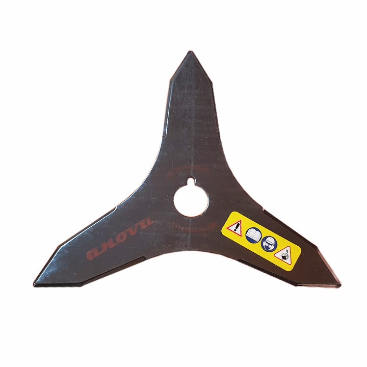 Disc (cutit) motocoasa Anova pt.iarba, 255 mm, 3 cutite