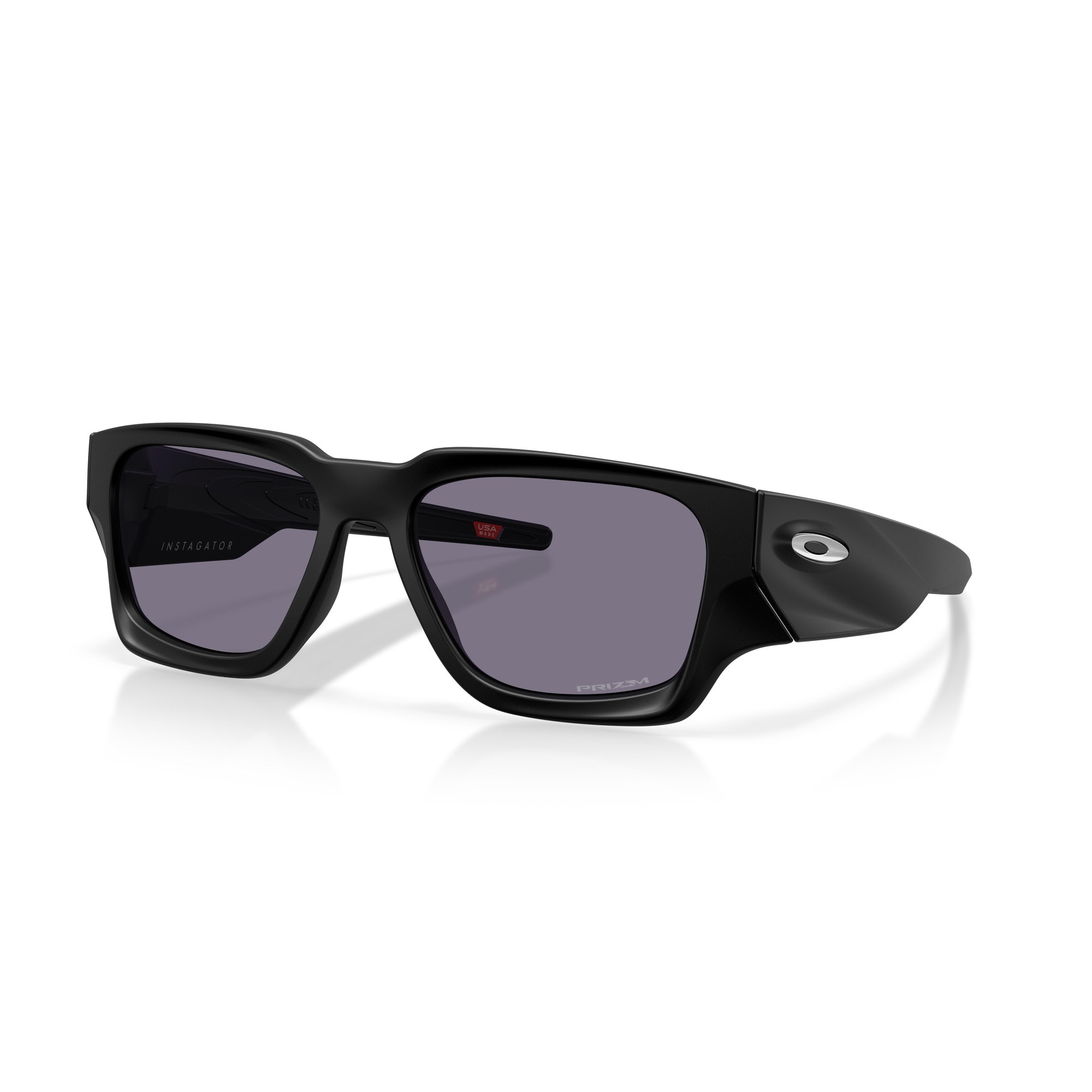 Oakley, Ochelari de soare cu lentile uni Instagator, Negru, 58-18-142