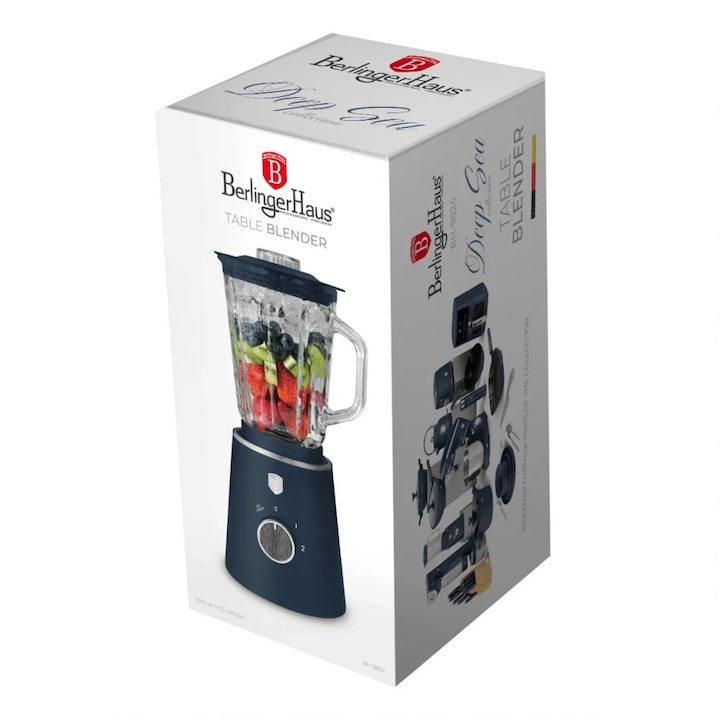 Tocator alimente cu vas din sticla 1.5L SOGO SS-5260, 400W