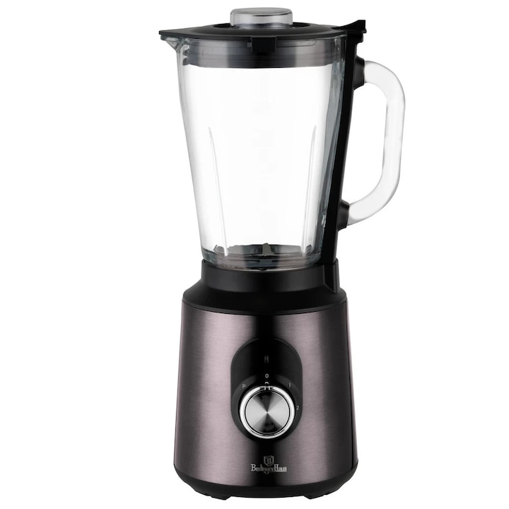 Blender Nutri Transa Electronics, 1200W, 2 recipiente Tritan 450ml si 1000ml, Turbo, 20,5x15,7x15,7cm