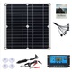 Incarcator cu panou solar de 300 W, YDCY™, 12 V, iesiri USB duble de 5 V cu controler solar de 100 A, panou solar monocristalin pentru RV, barca, casa, camping, iaht, RV, rulota si alte aplicatii in afara retelei (controller 100A)