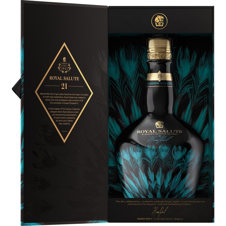 Whisky Royal Salute 21YO Harris Reed Blue Limited Edition, 40%, 0.7l