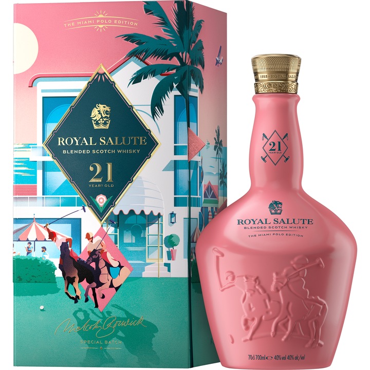 Whisky Royal Salute 21YO POLO Miami, 40%, 0.7l