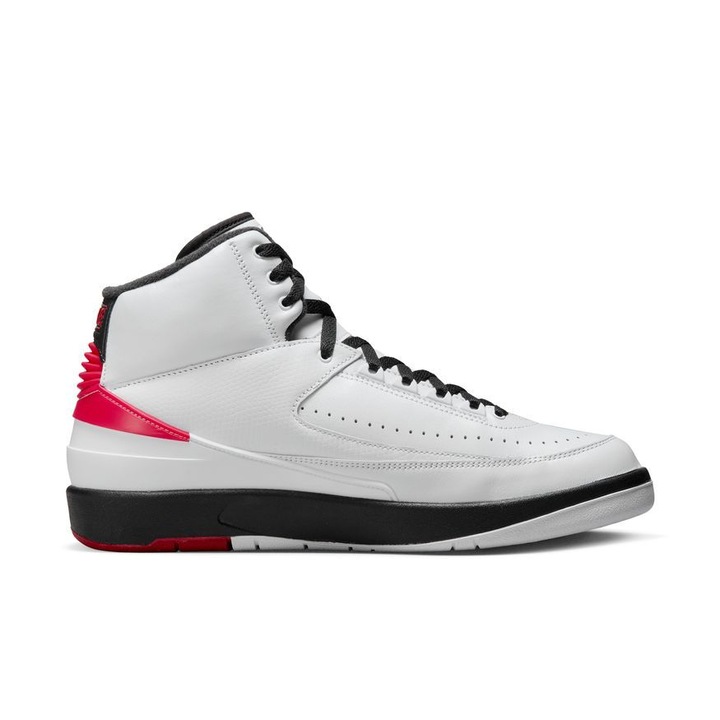 Pantofi sport dama Nike Air Jordan 2 Retro, piele alb, Alb