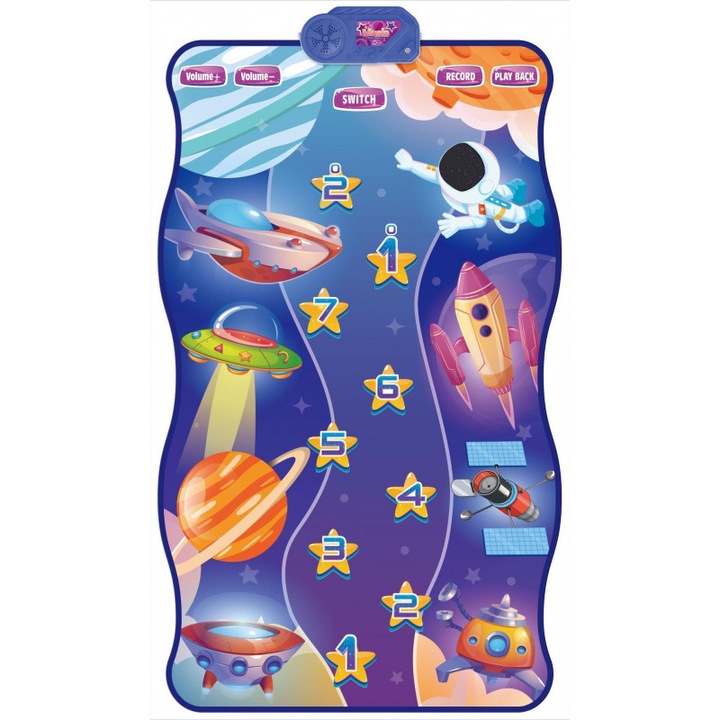 Covoras de Dans pentru Copii, Jucarii Interactive, Tema Spatiala, Dimensiune nedefinita