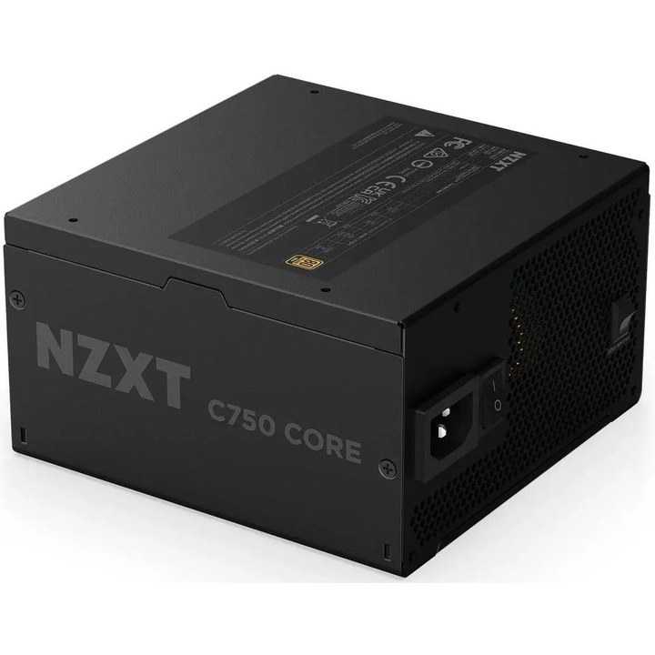Sursa de alimentare NZXT C750 Core 750W 80+ Gold ATX 3.1 PCIe 5.1 - Fully Modular