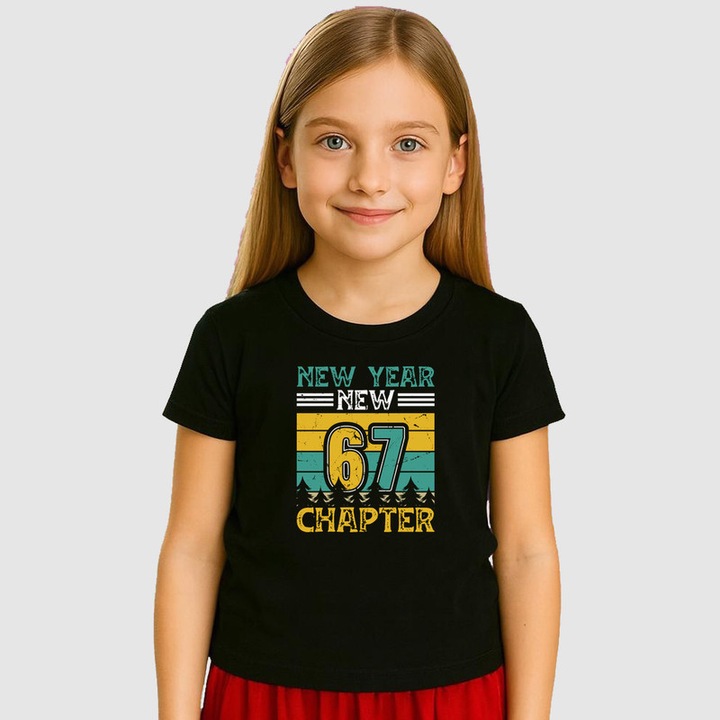 Tricou Copii SIX SEVEN 67 Capitol Nou, Negru