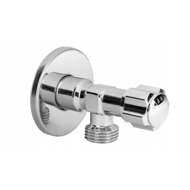 Robinet de colt 1/2 x 1/2, Aquer, cromat, 84.5 mm