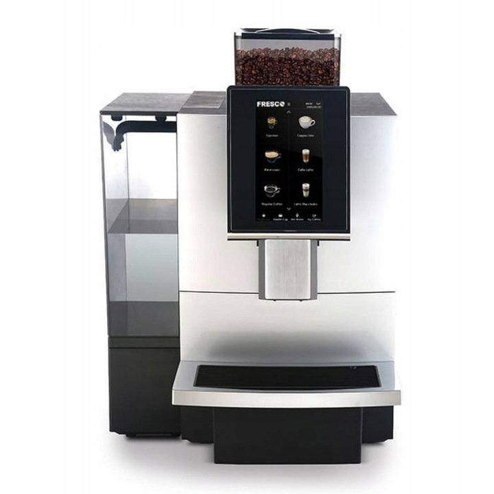 Espressor Aquer FRESCO P8L, 120 cafele/ora, 8L rezervor apa, argintiu, 410x500x580mm