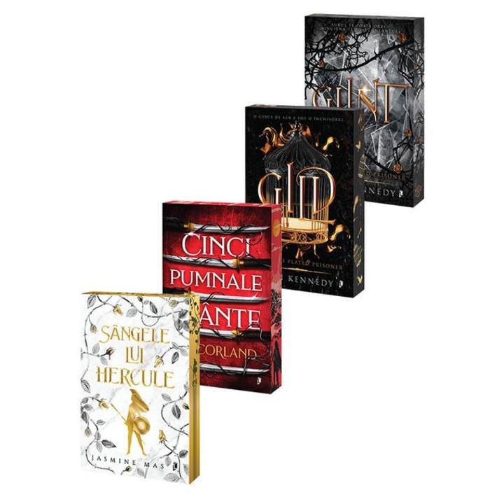 Set 4 cărți Fantasy, Librex Publishing, Gild Aur, Cinci Pumnale Frante, Română